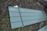 32 Section of 12' Green Corrugated Metal Paneling