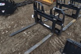 Set of Bobcat Quick Attach Pallet Forks