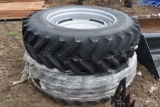 Pair of Titan 16.9R38 Tires with 8 Lug Rims