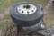 2 Goodyear 315/80R22.5 Tires on Alcoa Aluminum 10 Lug Rims