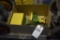 Box of ERTL John Deere Toys