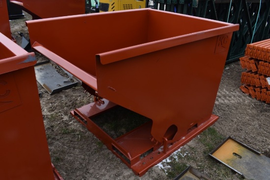 New KC Fork Mounted Self Tipping Dumpster