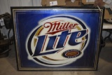 Miller Lite Metal Sign