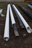 Group of PVC and Poly Pipe