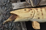 Northern Pike Wood Carving