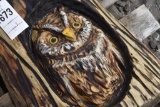 Owl Wall Wood Carving