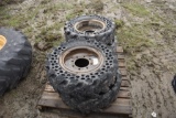 4 30x10-16 Airless Tires on 8 Lug Rims