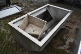 Stainless Steel Kitchen Hood and Sink