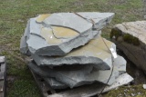 Pallet of 4 Bluestone Landscape Boulders