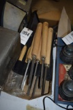 Group of Wood Lathe Tools