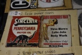 2 Retro Vintage Signs