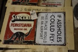 2 Retro Vintage Signs