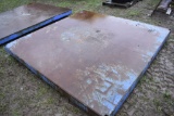 8' x 8' Heavy Metal Dolly on Wheels
