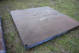 8' x 8' Heavy Metal Dolly on Wheels