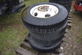 4 Cooper SR19.5 Tires on 10 Lug Rims