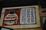 2 Retro Vintage Signs