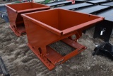 New KC Fork Mounted Self Tipping Dumpster