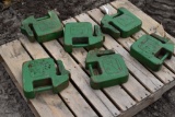 6 John Deere 40 lb. Compact Suitcase Weights