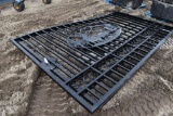 Set of Great Bear 20' Entrance Gates with Deer Scene