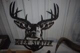 Deer Slayer Metal Sign