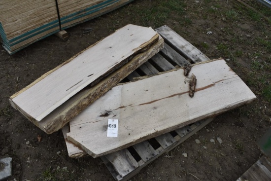 4 Live Edge Slabs
