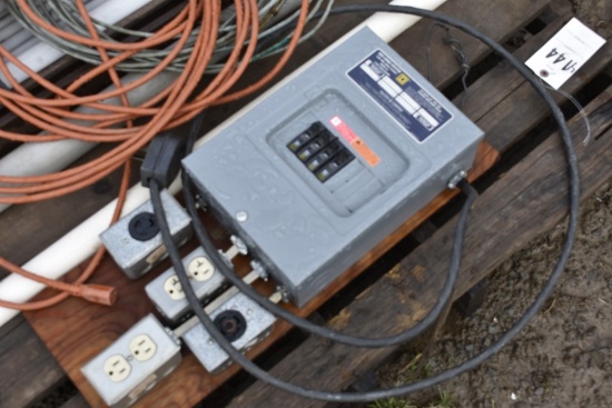 Panel Box with Group of Conduit