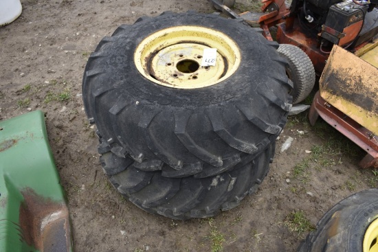 Titan 12.4-16 R1 Tires on 6 Lug Rims
