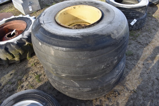 2 Goodyear 19L-16.1 Implement Tires on 8 Lug Rims