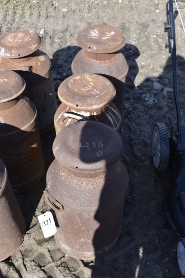 3 Milk Cans