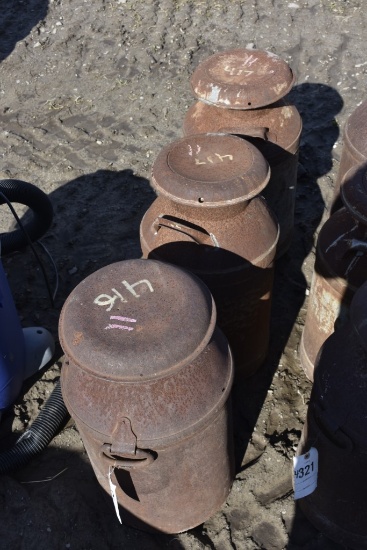 3 Milk Cans