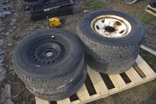 4 Tires on Rims