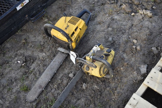 2 Chainsaws