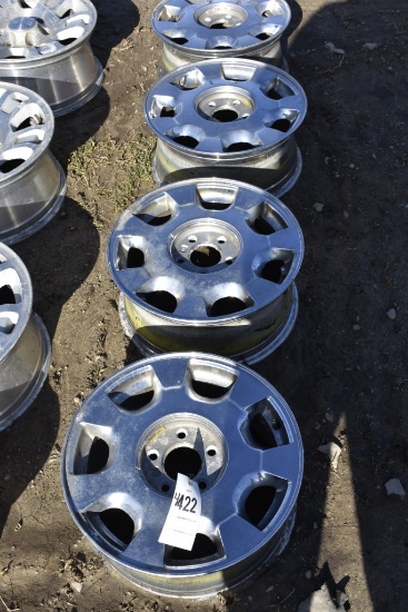 4 GMC 5 Lug Aluminum Rims