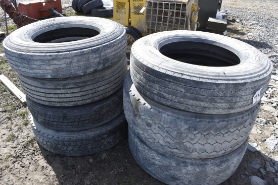 Set of Dump Truck Tires