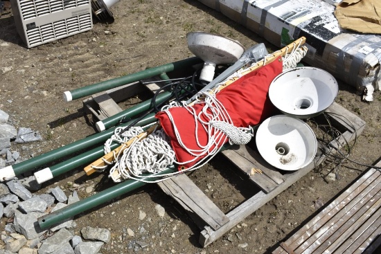 Hammock with Stand and Lights
