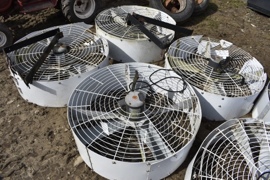 4 Airstream 36" Barn Fans