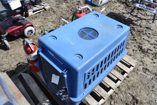 9 Fire Extinguishers and Pet Crate