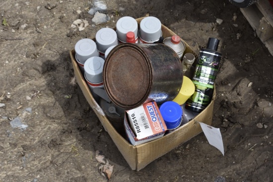 Box of Spray Paint