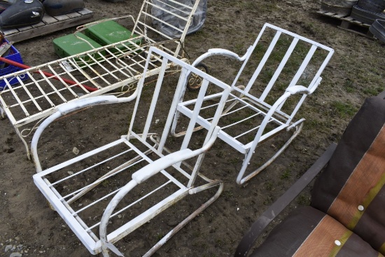 2 Metal Outdoor Chairs