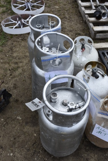 3 Forklift Propane Tanks