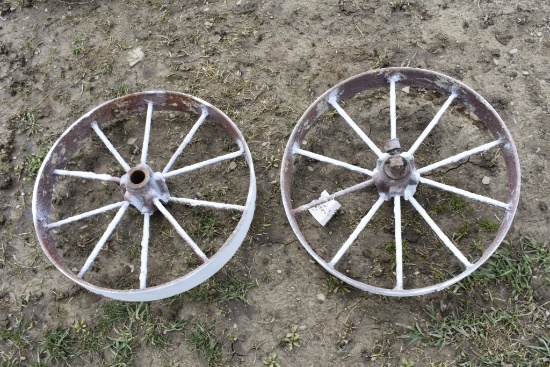 2 20" Steel Wheels