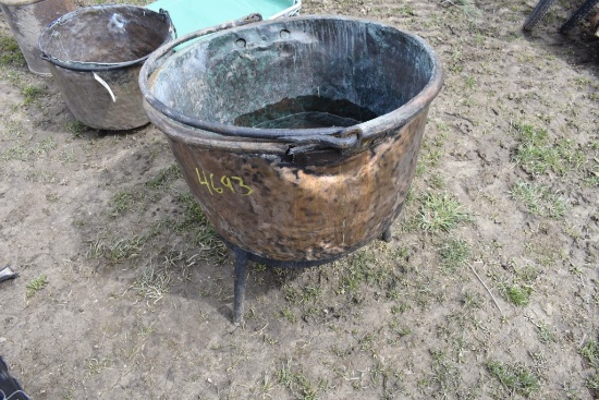 Copper Kettle on Stand