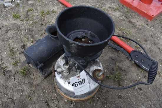 Antique Torch and Kettle