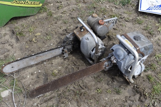 2 Antique Chainsaw