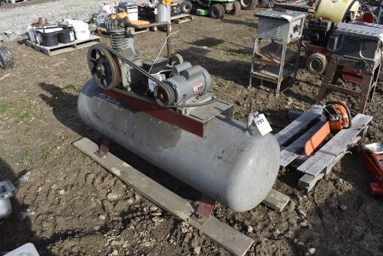 Worthington Electric Horizontal Air Compressor