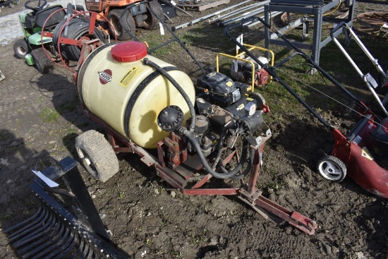 Hardi 53 Gallon Trailer Mounted Sprayer