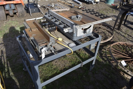 Craftsman Table Saw and Joiner on Stand