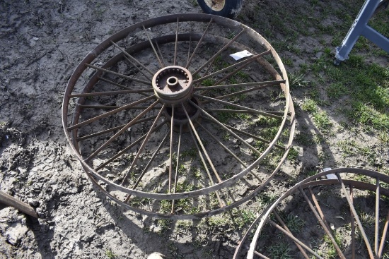 2 46" Steel Wheels