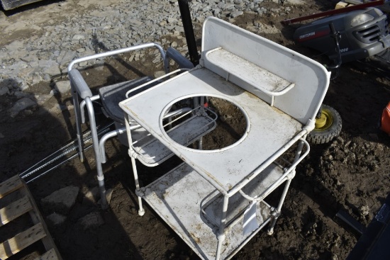 Commode and Shelf