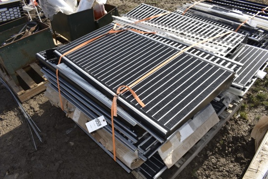 Pallet of Roller Gondola Shelving
